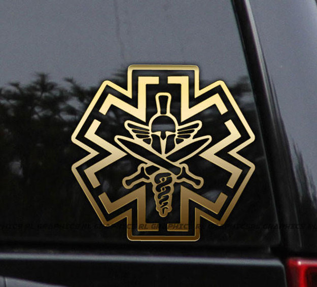 Flawless Vinyl Decal Stickers Medic Spartan Decal Sticker