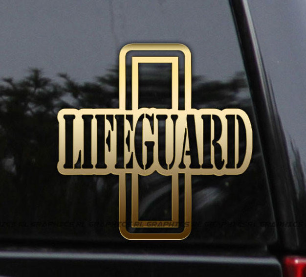 Flawless Vinyl Decal Stickers Lifeguard Vinyl Decal Sticker