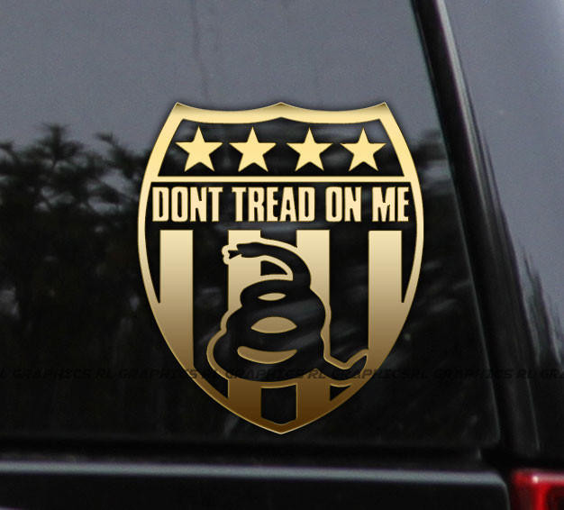 Flawless Vinyl Decal Stickers Dont Tread On Me Decal Sticker