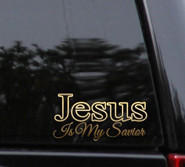 Jesus is My Savior Decal Sticker
