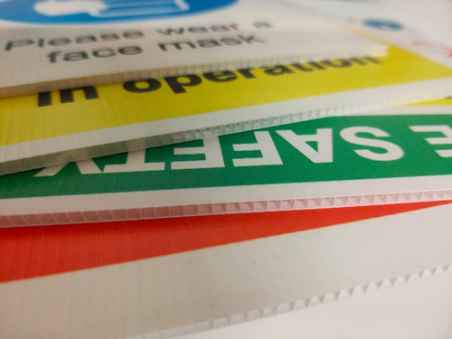 1200 x 2440mm Correx Signs