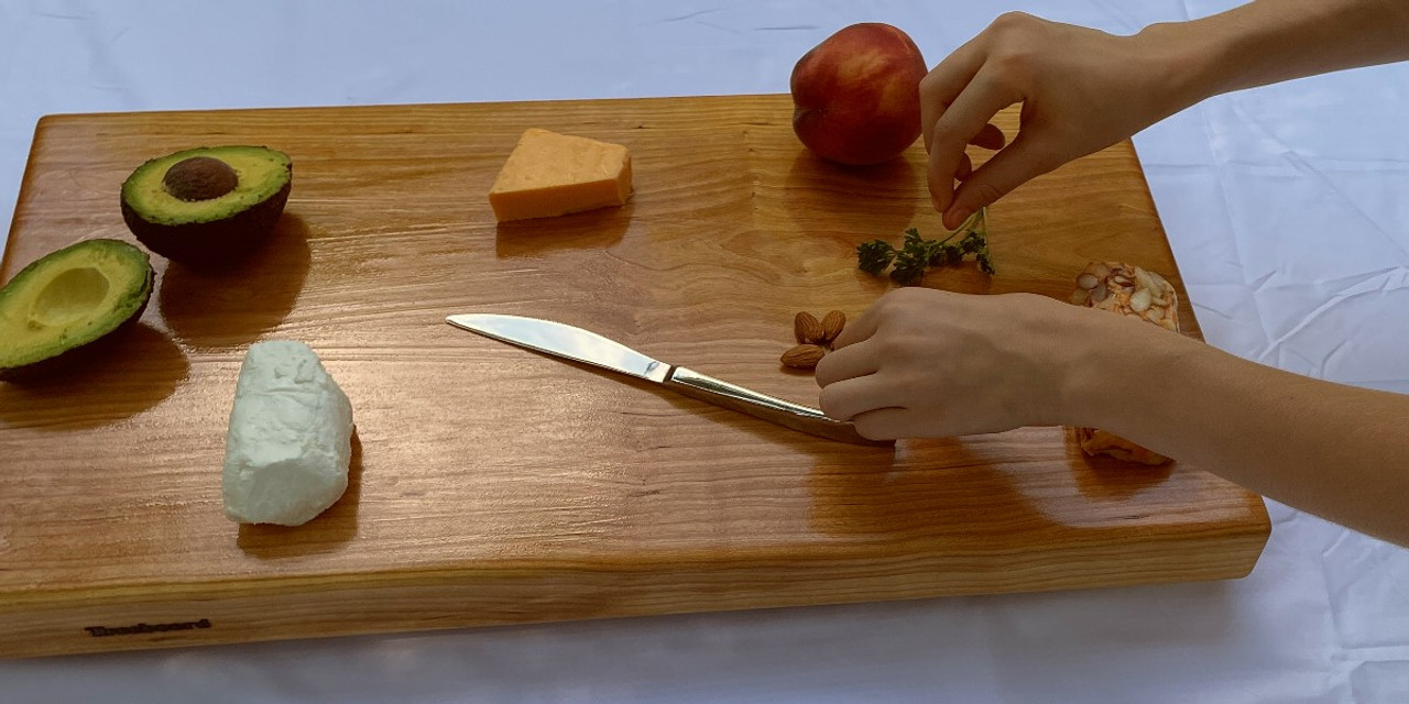 Cherry Live Edge Cutting/Presentation Board, Small