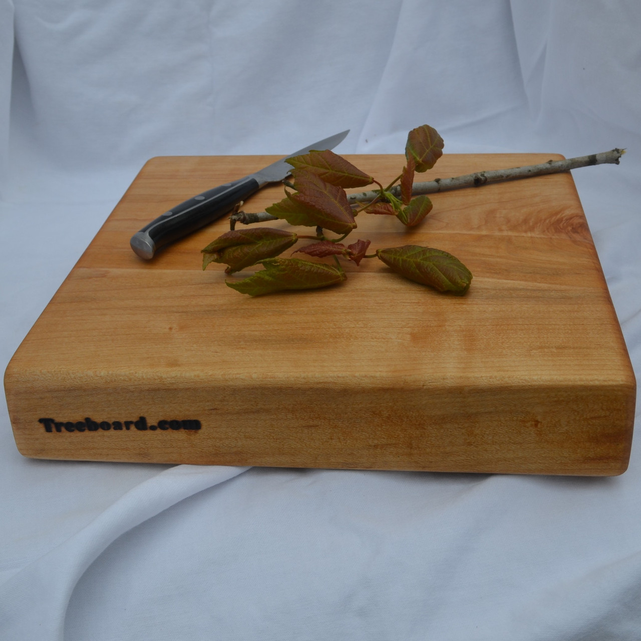 Medium Maple Cutting Boards   Hard Maple Solid Cutting Board By Treeboard Medium Leaves Knife  72797.1669344747 