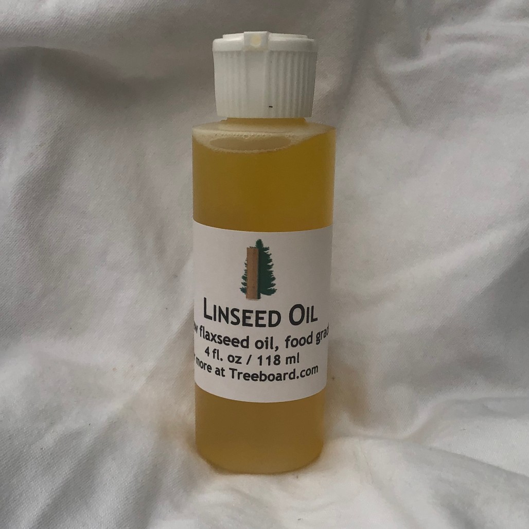 Organic Raw Linseed Oil 4 Oz