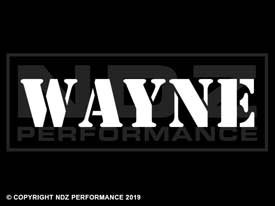 1181 - Names Wayne