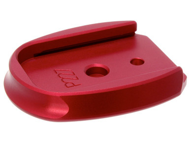 NDZ Red Magazine Plate for Sig Sauer P227 10 & 14 Round - Angled View