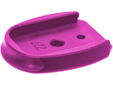NDZ Purple Magazine Plate for Sig Sauer P227 10 & 14 Round - Angled View Top