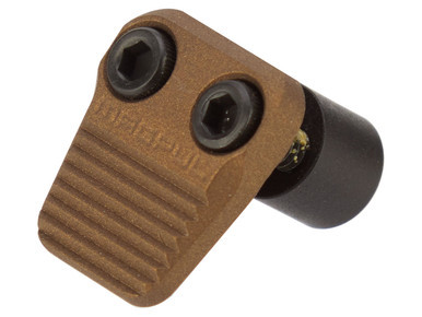 Magpul Enhanced Magazine Release for AR MAG568 Cerakote Burnt Bronze - Front View
