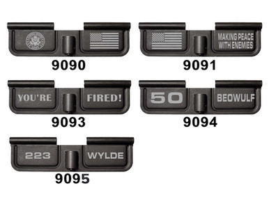 NDZ AR Ejection Port Dust Cover Black - Lasered (15) Beowulf & More