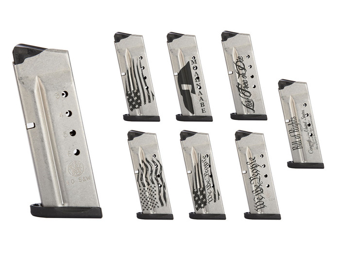 Smith & Wesson OEM 6 Round Magazine for Shield .40 - Multiple Variations