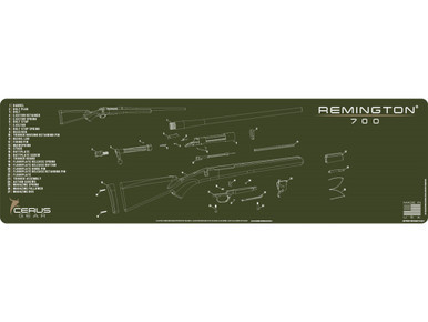 Cerus Gear Gun Mat For Remington 700 Schematic Promat Olive Drab Green