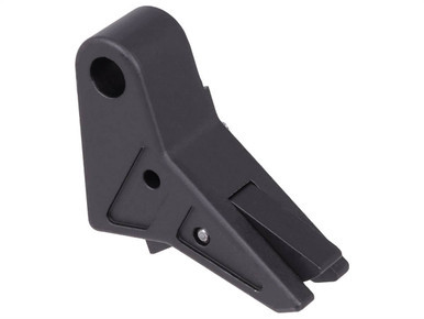 True Precision Axiom Trigger Shoe for Glock Gen 1-4 and 42 43 43X 48 Black - Angled View
