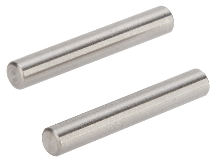 NDZ Receiver Cross Pin Set for Ruger 10/22 Oversized in Stainless Steel 2 Pack - Angled View