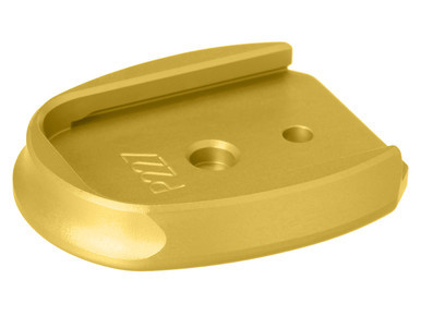 NDZ Gold Magazine Plate for Sig Sauer P227 10 & 14 Round - Angled View