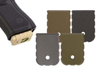 NDZ Glock Gen 1-5 Extra Thick Magazine Floor Plate Heavyweight Brass - Multiple Variations