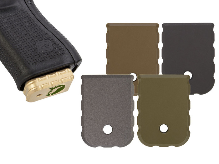 NDZ Glock Gen 1-5 Extra Thick Magazine Floor Plate Heavyweight Brass - Multiple Variations