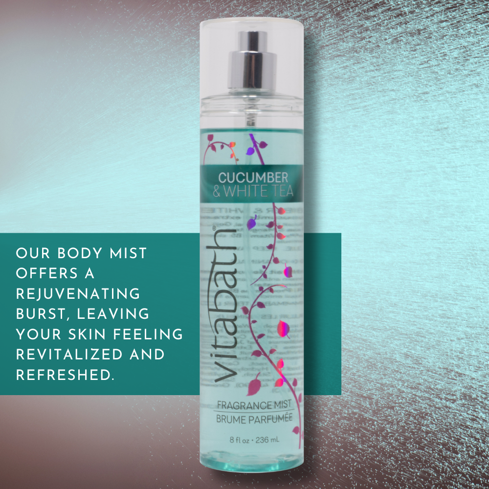 Cucumber White Tea Fragrance Body Mist Vitabath®