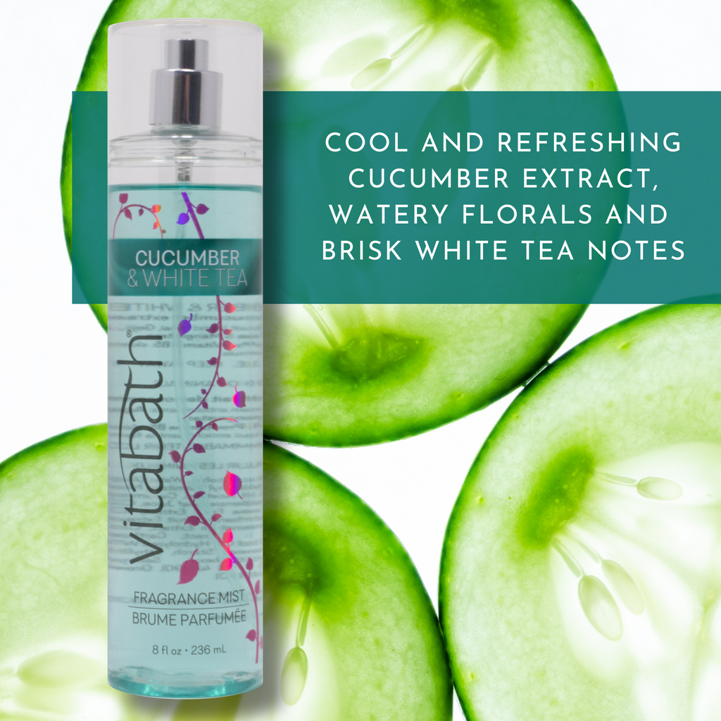 Cucumber White Tea Fragrance Body Mist Vitabath®