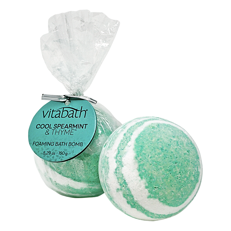 Cool Spearmint & Thyme® Foaming Bath Bombs - Vitabath®