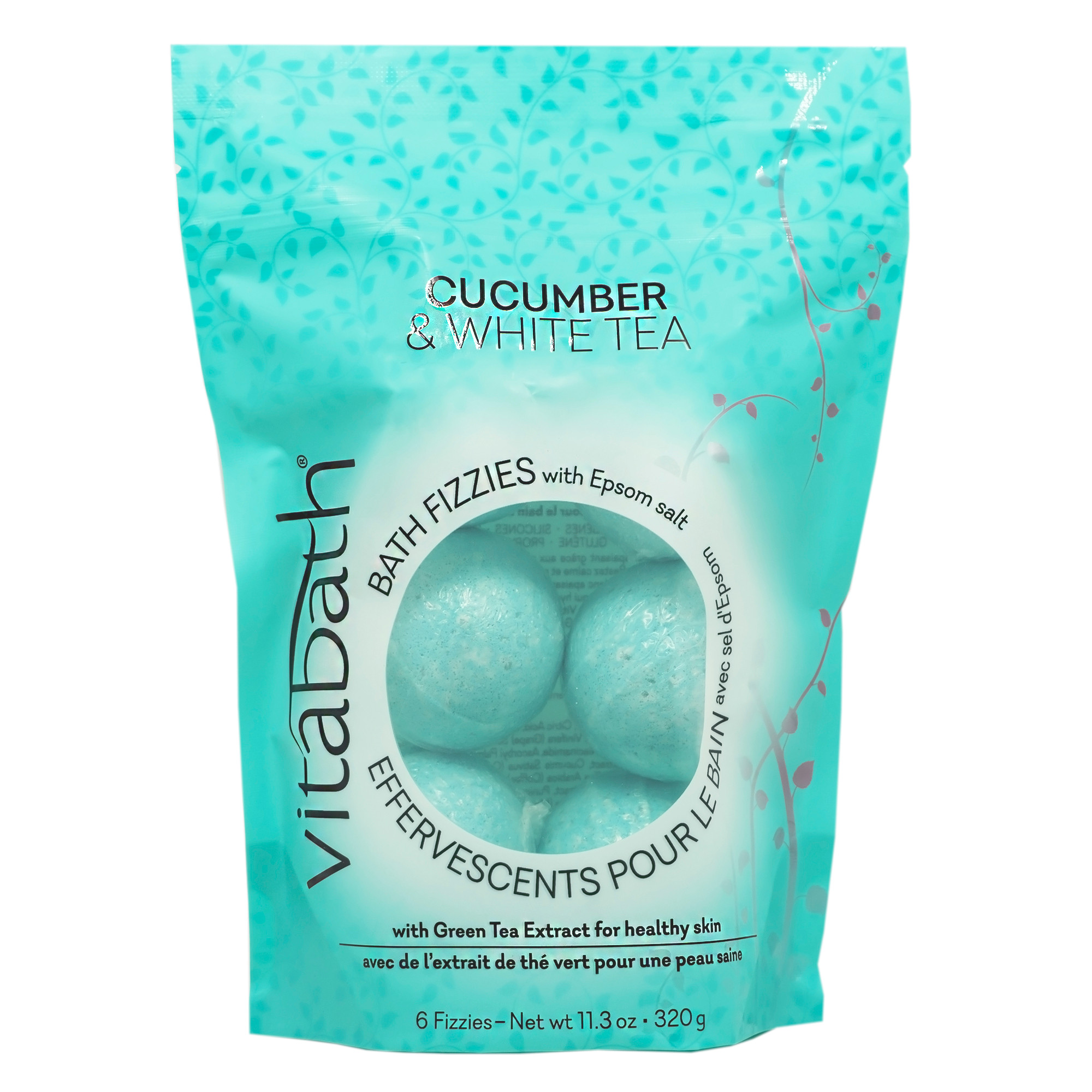 Cucumber White Tea Bath Fizzies 11.3oz/320g