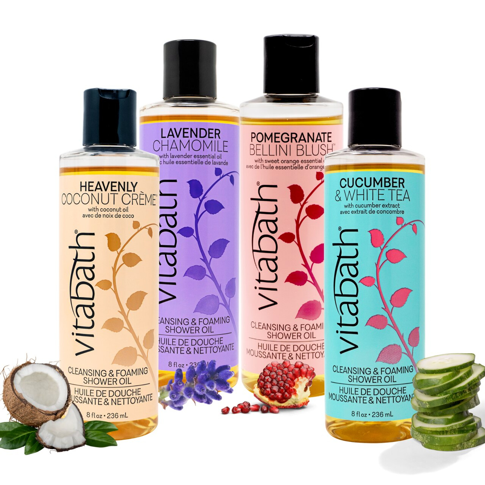 ボディ・フェイスケア Bath Time VONMIE Heavenly Coconut Creme™ Foaming Shower Oil 1 fl oz/30 mL