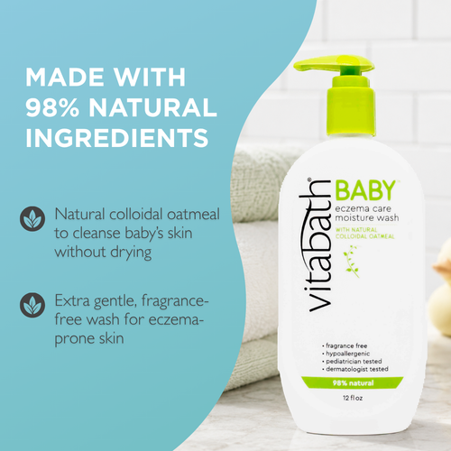 BABY Eczema Care Moisture Wash 12 fl oz