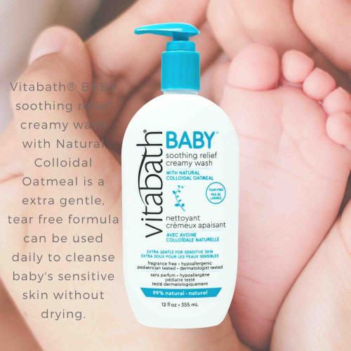 BABY Soothing Relief Creamy Wash  12 fl oz|355 mL