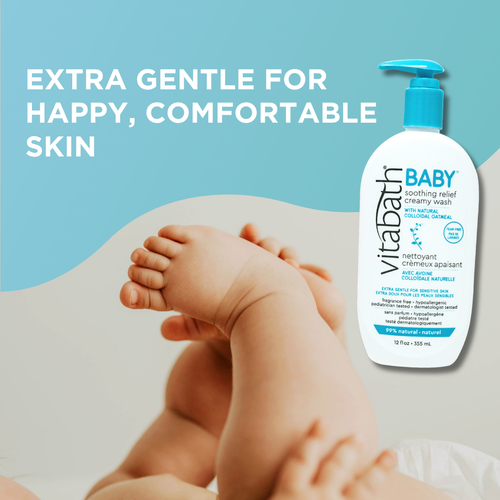 BABY Soothing Relief Creamy Wash  12 fl oz/355 mL