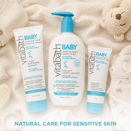 BABY Soothing Relief Creamy Wash  12 fl oz/355 mL