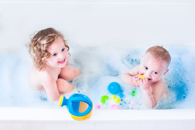 Kids Bubble Bath Photos, Images and Pictures