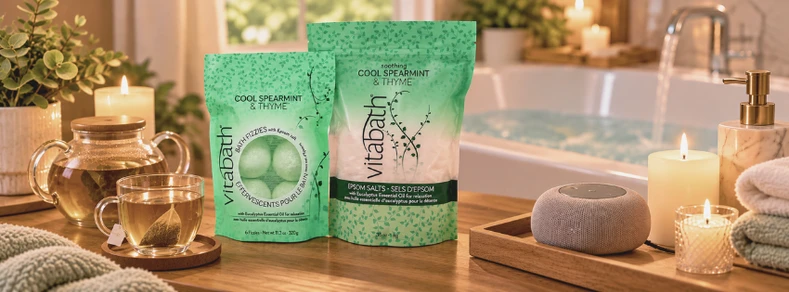 Aromatherapy at Home: Unwind with Vitabath Cool Spearmint & Thyme