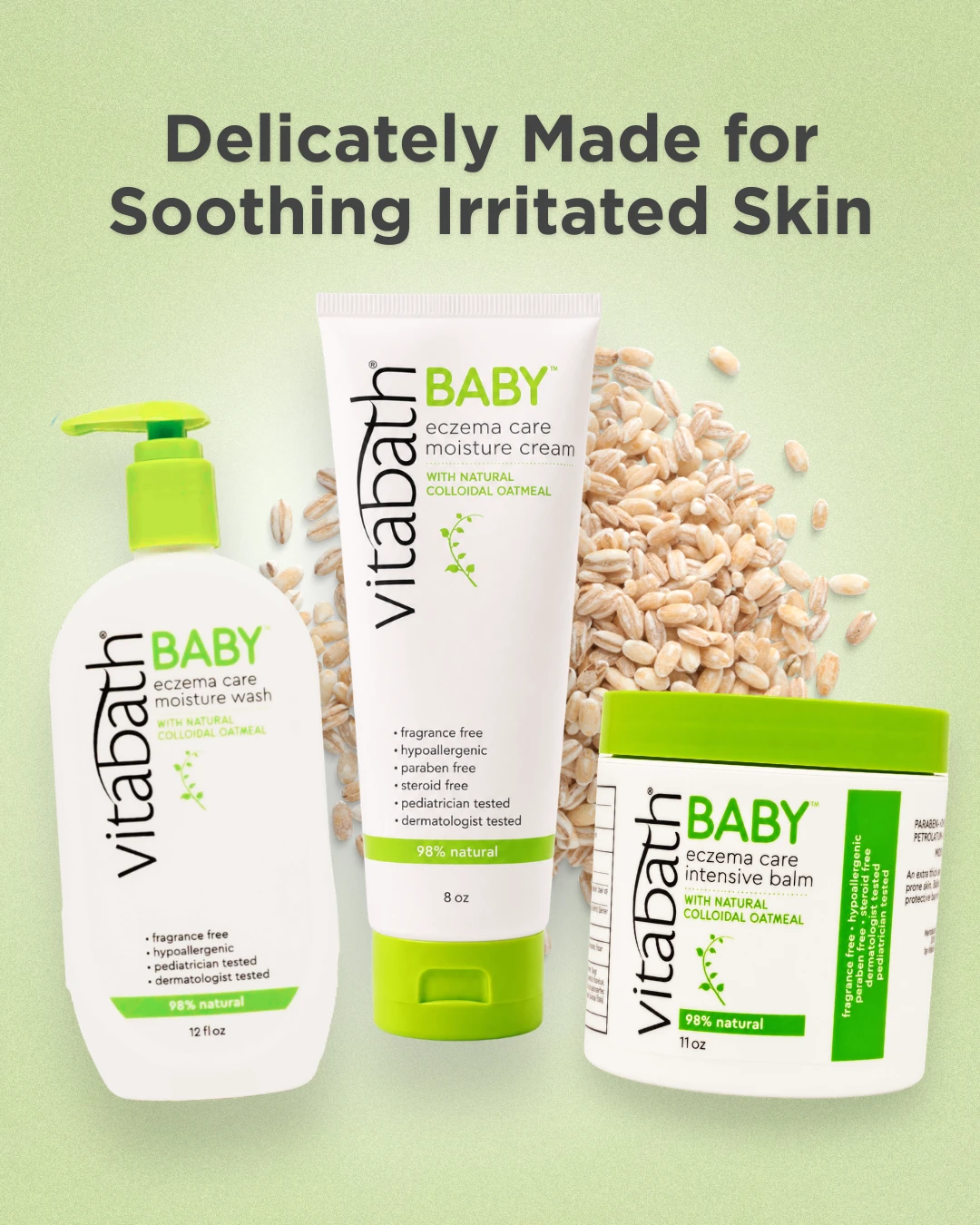 Eczema Care: delicately made for soothing irritated skin