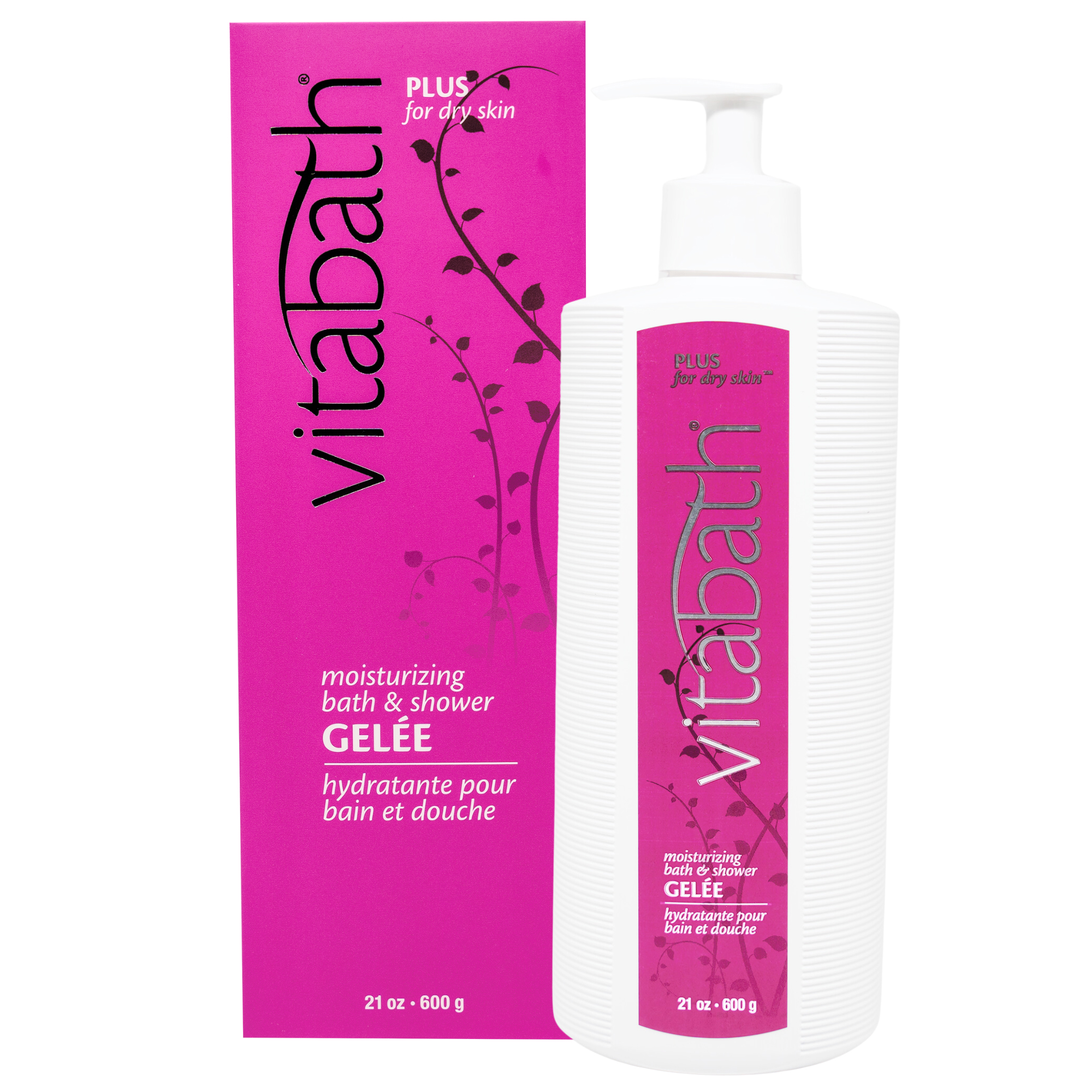 Plus for Dry Skin Bath & Shower Gelee 21 oz | Vitabath Bath