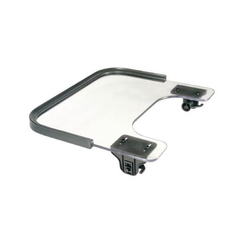 Clear Tray with Tube Lock Clamps and PVC Rim