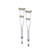 Days Standard Aluminum Axillary Crutches