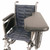 Pivoting Padded Trimline Half Tray