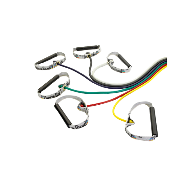 THERABAND Tubing with PVC Handles
