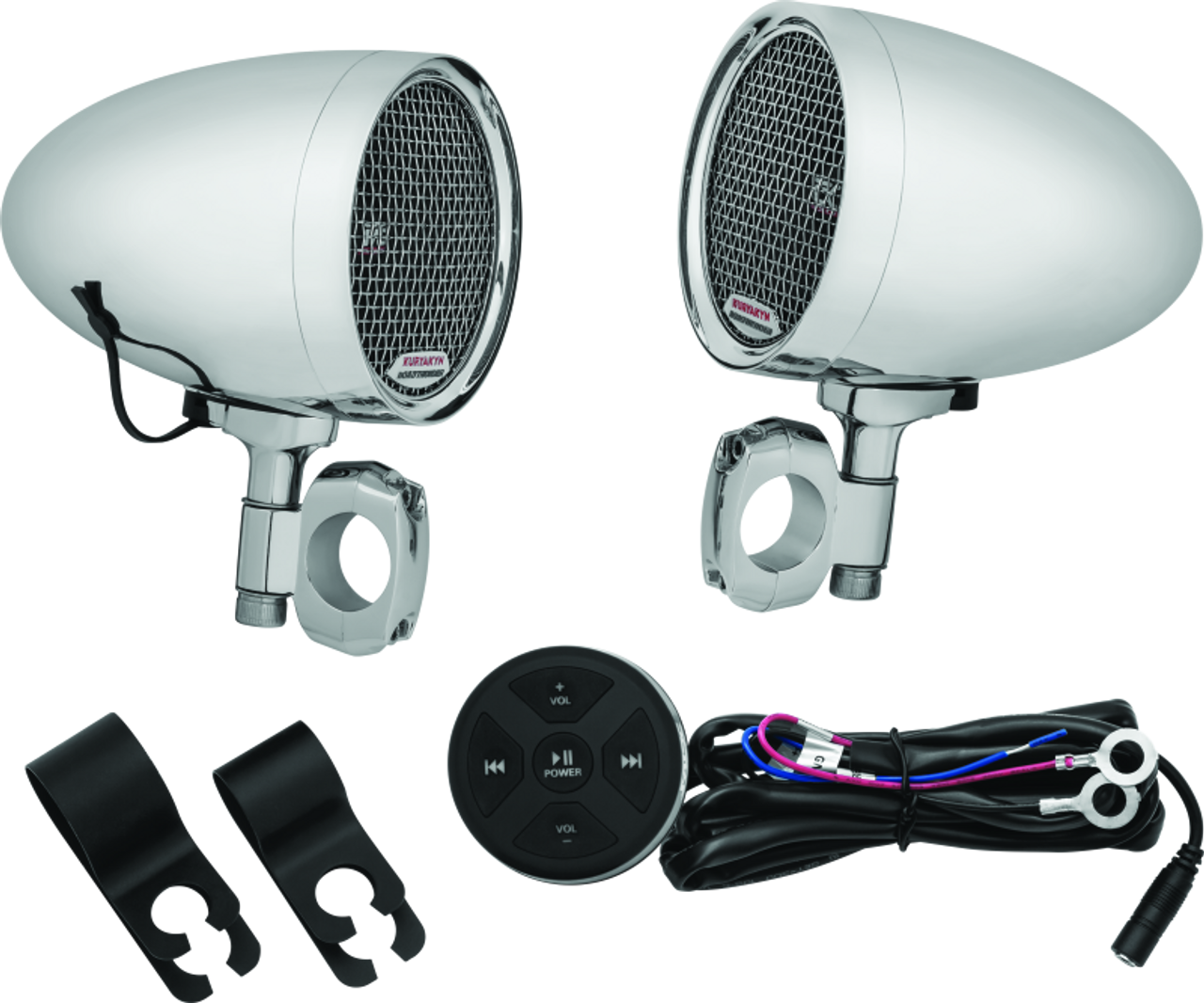 KURYAKYN ROAD THUNDER スピーカー Kuryakyn Road Thunder Speaker Pods And Bluetooth Audio