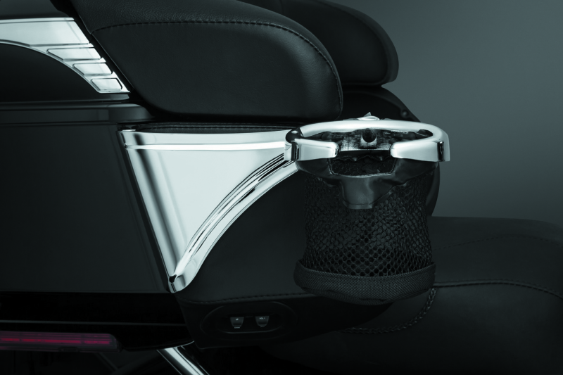 Kuryakyn Kuryakyn Passenger Drink Holder With Basket 14-Up Touring