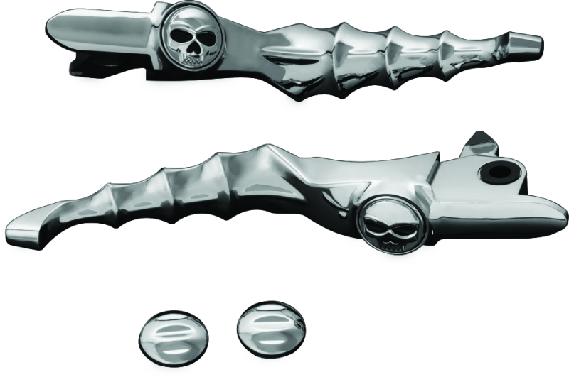 コレクリー Kuryakyn Kuryakyn Zombie Levers 14-16 Touring Chrome - 1721