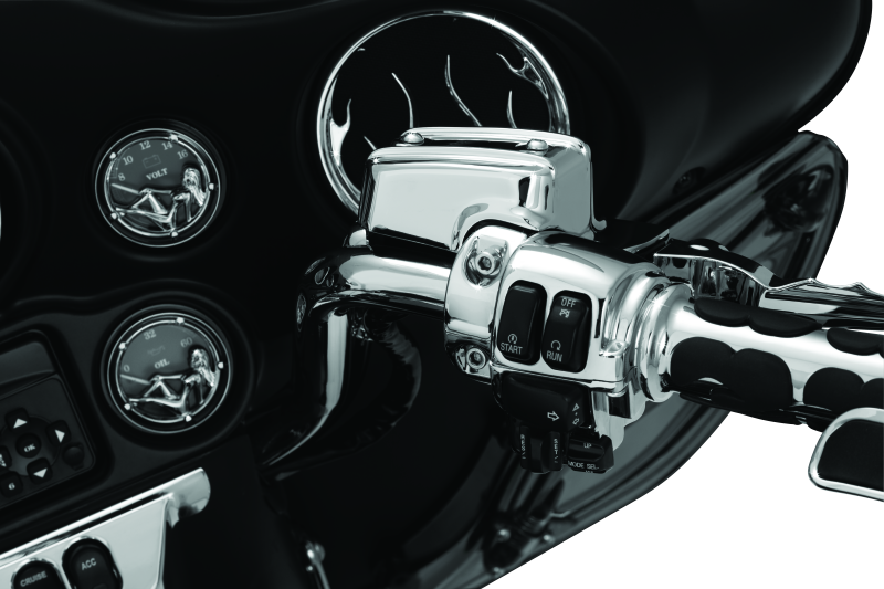 Kuryakyn Handlebar Control Dress Up Kit Chrome - 1740