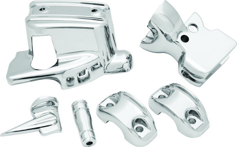 Kuryakyn Kuryakyn Handlebar Control Dress Up Kit Chrome - 1740