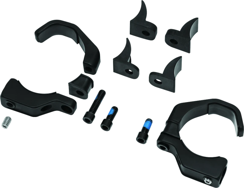 Kuryakyn Pipe Wrench Fork Mounts Black - 2580