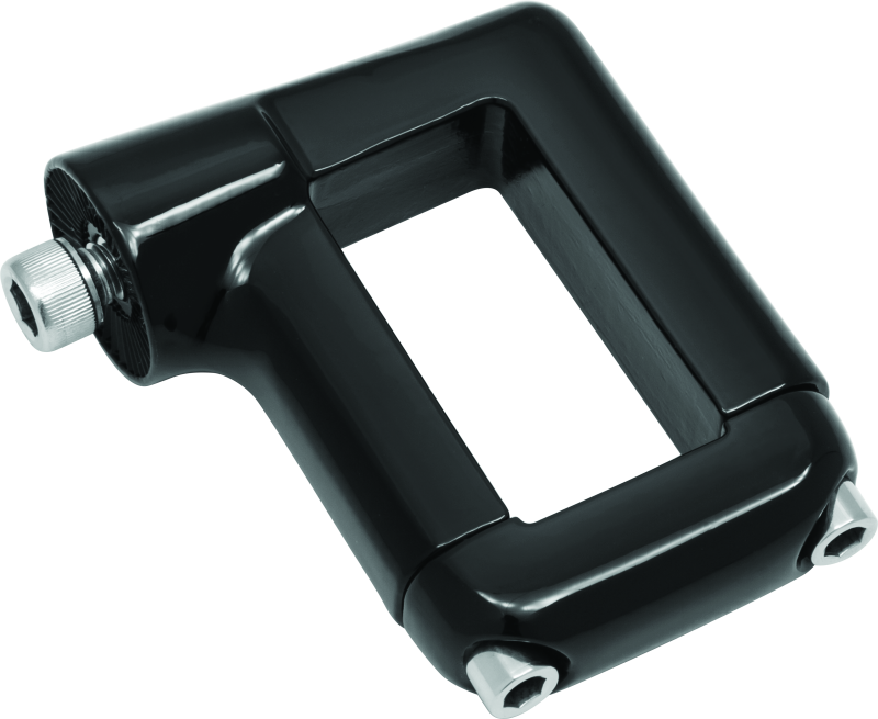 Kuryakyn Side Mount License Plate Clamp Black - 3118