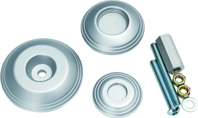 Kuryakyn Lodestar Rear Axle Sliders-BMW-Silver - 3808