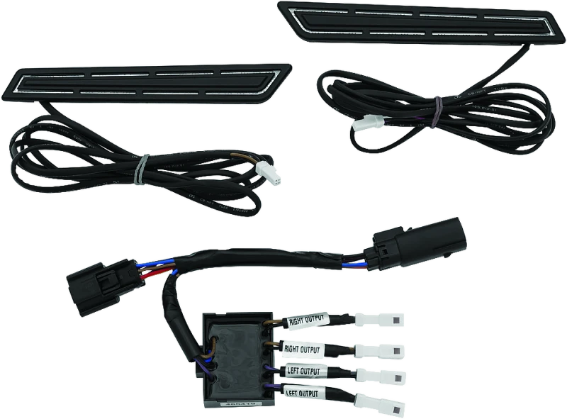 Kuryakyn LED Saddlebag Hinge Accents Black - 5477