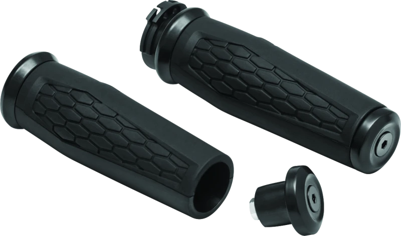 Kuryakyn Hex Grips Dual Cable Black - 5921