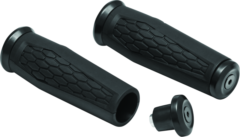 Kuryakyn Hex Grips 1inch Universal Black - 5927