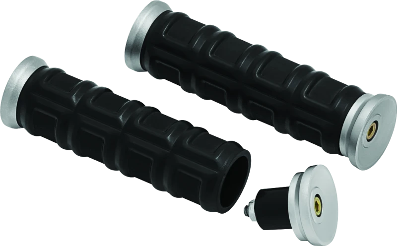 Kuryakyn Dillinger Grips 7/8in Universal Nickel - 6678