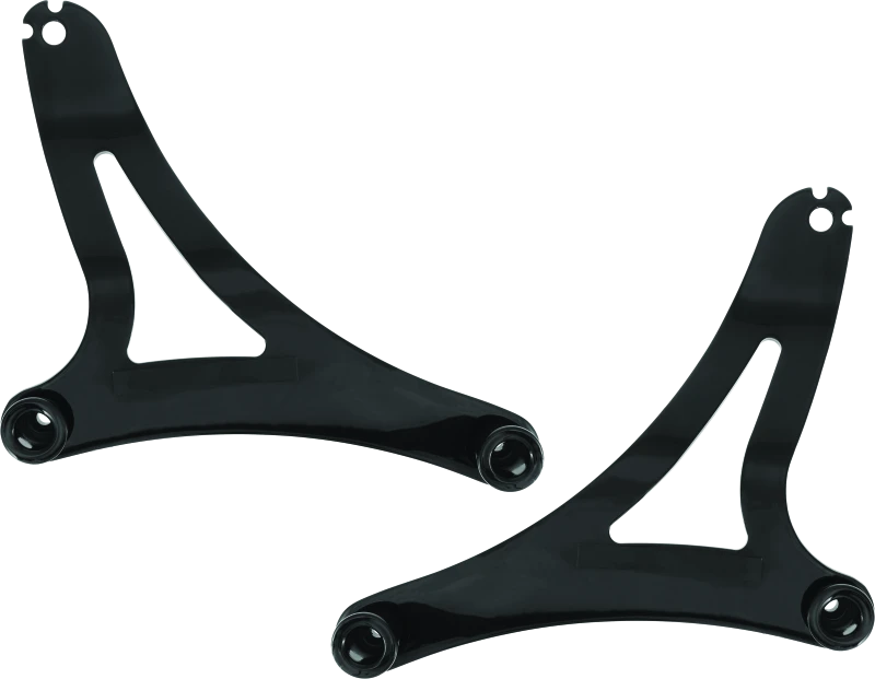 Kuryakyn Fixed Mounts Multi-Purpose Driver & Passenger Backrest 14-22 Indian Models Black - 7092